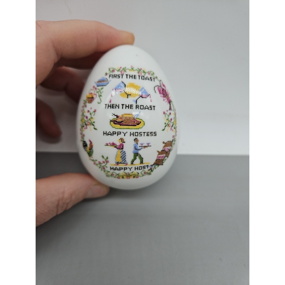 Crown Staffordshire Bone China Good Luck Egg Made in England No Stand